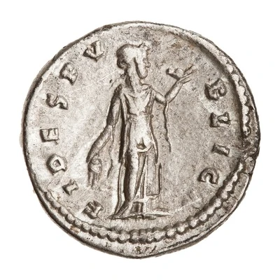 Denarius - Caracalla FIDES PVBLICA; Fides back