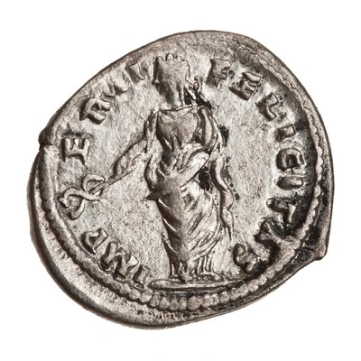 Denarius - Caracalla IMPERII FELICITAS; Felicitas back