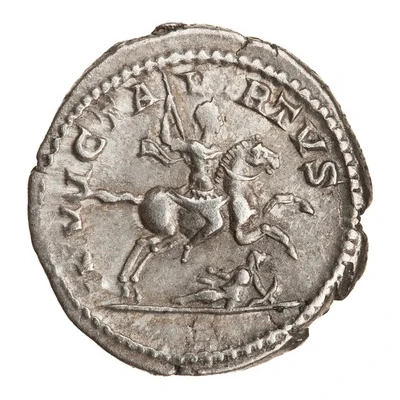 Denarius - Caracalla INVICTA VIRTVS back