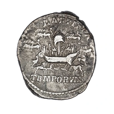 Denarius - Caracalla LAETITIA TEMPORVM back