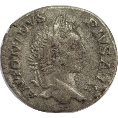 Denarius - Caracalla LIBERALITAS AVG VI; Liberalitas front