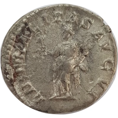 Denarius - Caracalla LIBERALITAS AVG VI; Liberalitas back