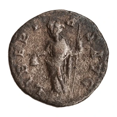 Denarius - Caracalla LIBERTAS AVG; Libertas back