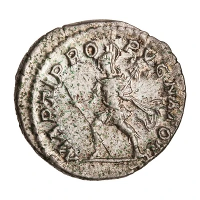 Denarius - Caracalla MARTI PROPVGNATORI; Mars back