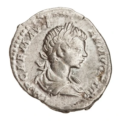 Denarius - Caracalla MINER VICTRIX; Minerva and Victory front