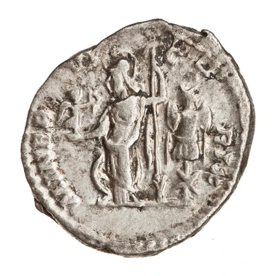 Denarius - Caracalla MINER VICTRIX; Minerva and Victory back