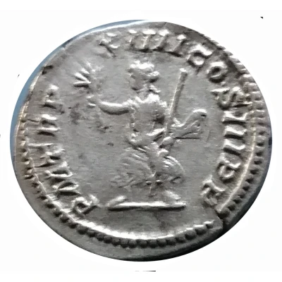 Denarius - Caracalla P M TR P XIIII COS III P P; Pax back