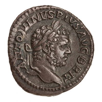 Denarius - Caracalla P M TR P XV COS III P P; Annona front