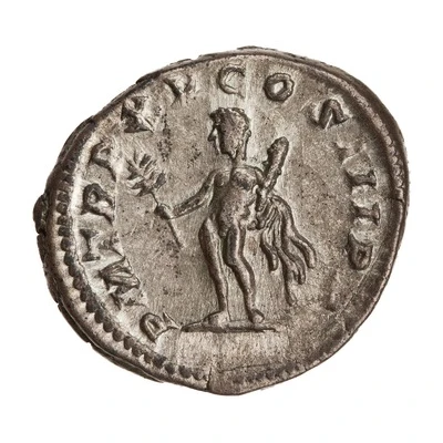 Denarius - Caracalla P M TR P XV COS III P P; Hercules back