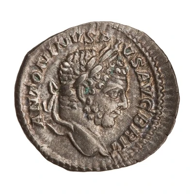 Denarius - Caracalla P M TR P XV COS III P P; Salus front