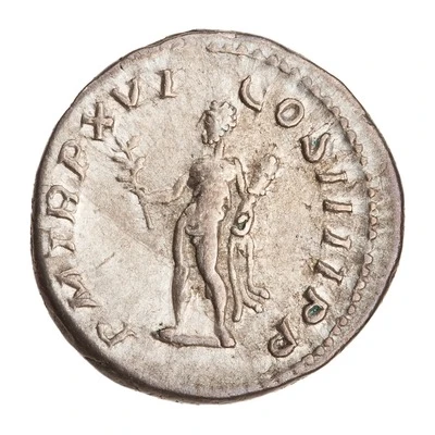 Denarius - Caracalla P M TR P XVI COS IIII P P; Hercules back