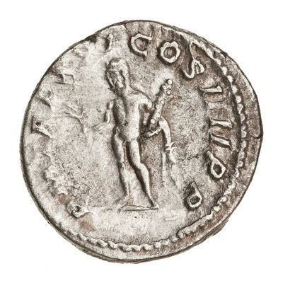 Denarius - Caracalla P M TR P XVI COS IIII P P; Hercules back