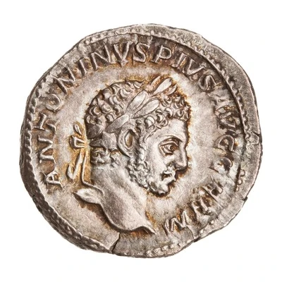 Denarius - Caracalla P M TR P XVII COS IIII P P; Jupiter front