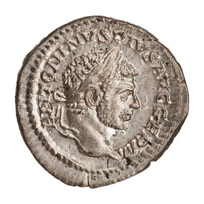 Denarius - Caracalla P M TR P XVIII COS IIII P P; Jupiter front