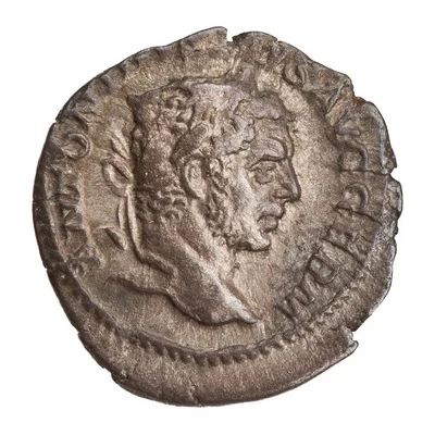 Denarius - Caracalla P M TR P XVIII COS IIII P P; Pluto front