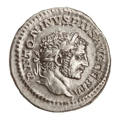 Denarius - Caracalla P M TR P XVIII COS IIII P P front