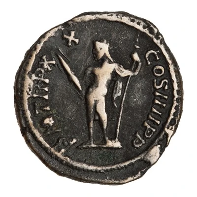 Denarius - Caracalla P M TR P XX COS IIII P P; Jupiter back