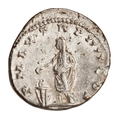 Denarius - Caracalla P MAX TR P IIII COS back