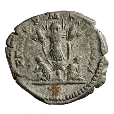 Denarius - Caracalla PART MAX P M TR P VIIII back