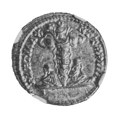 Denarius - Caracalla PART MAX PONT TR P IIII COS back
