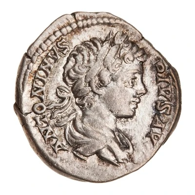 Denarius - Caracalla PART MAX PONT TR P IIII front