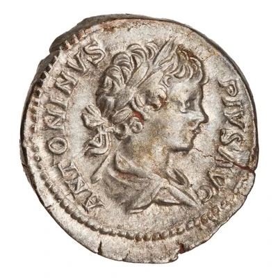Denarius - Caracalla PART MAX PONT TR P V front
