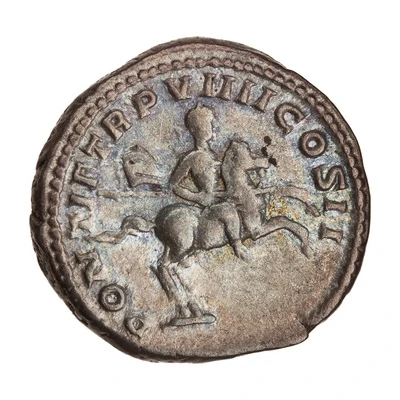 Denarius - Caracalla PONTIF TR P VIIII COS II back