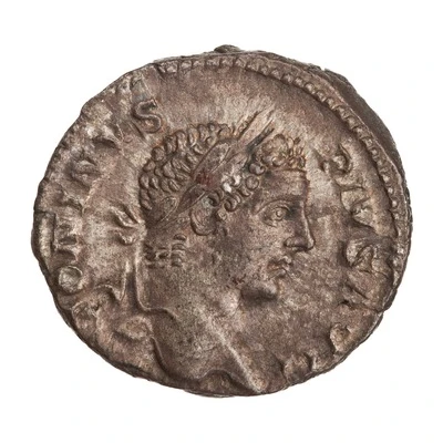 Denarius - Caracalla PONTIF TR P X COS II; Securitas front