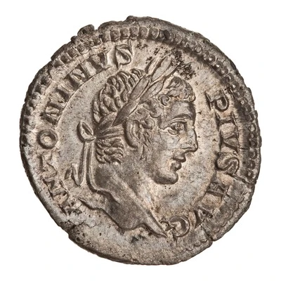 Denarius - Caracalla PONTIF TR P X COS II front