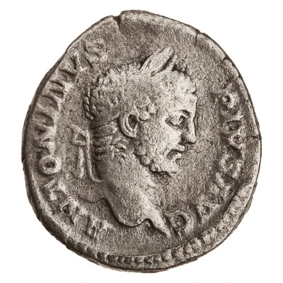 Denarius - Caracalla PONTIF TR P XIII COS III front