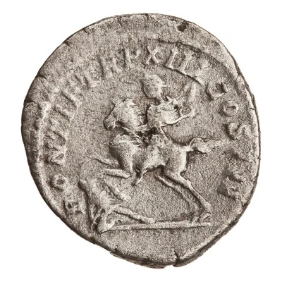 Denarius - Caracalla PONTIF TR P XIII COS III back