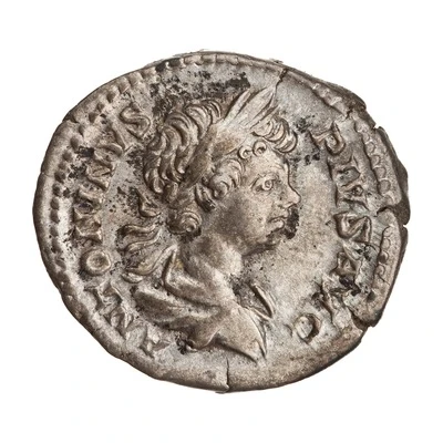 Denarius - Caracalla RECTOR ORBIS; Sol front