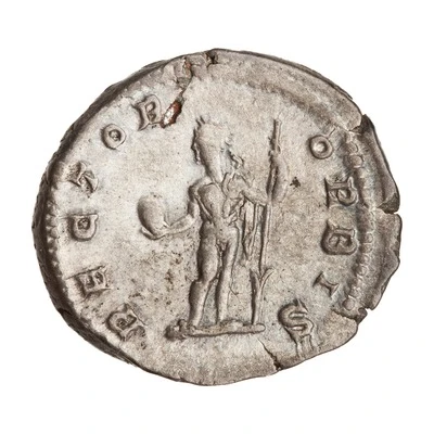 Denarius - Caracalla RECTOR ORBIS; Sol back