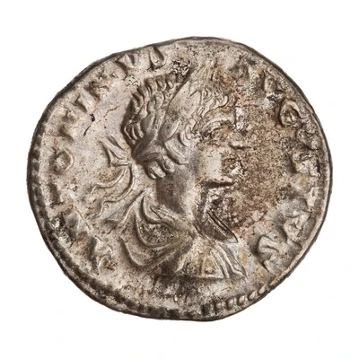 Denarius - Caracalla SAL GEN HVM; Salus front