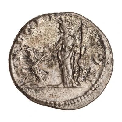 Denarius - Caracalla SAL GEN HVM; Salus back