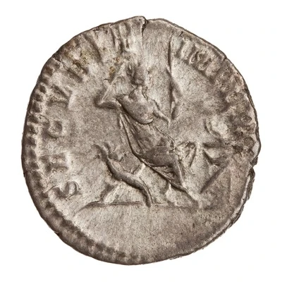 Denarius - Caracalla SECVRIT IMPERI; Securitas back