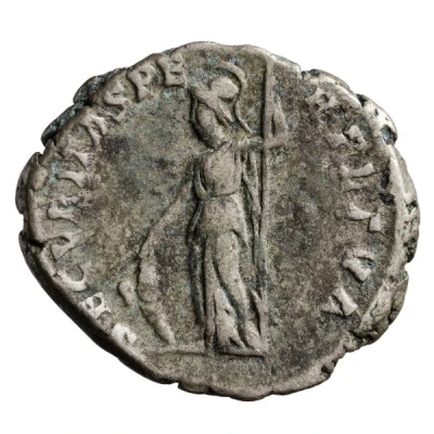 Denarius - Caracalla SECVRITAS PERPETVA; Minerva back