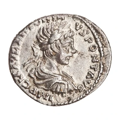 Denarius - Caracalla SECVRITAS PVBLICA; Securitas front