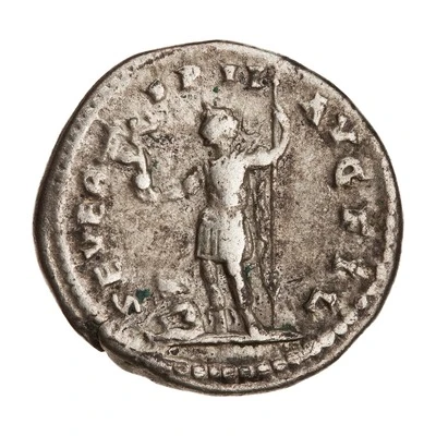 Denarius - Caracalla SEVERI PII AVG FIL; Victory back