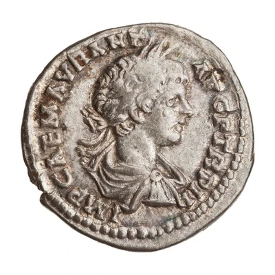 Denarius - Caracalla SPES PVBLICA; Spes front