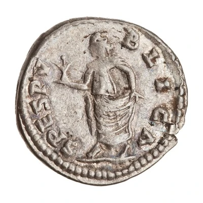 Denarius - Caracalla SPES PVBLICA; Spes back