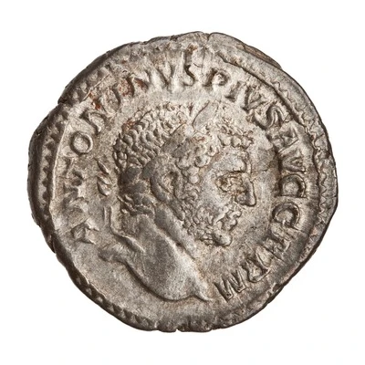 Denarius - Caracalla VICT PARTHICA; Victory front