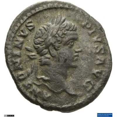 Denarius - Caracalla VICTORIAE AVGVST; Victory front