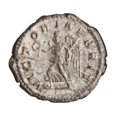 Denarius - Caracalla VICTORIAE BRIT; Victory back