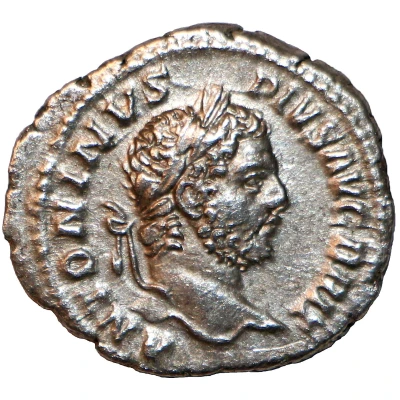 Denarius - Caracalla VICTORIAE BRIT; Victory front