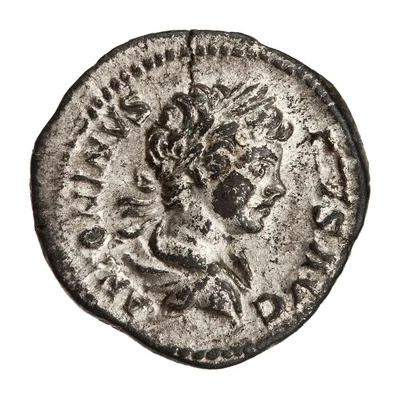 Denarius - Caracalla VOT SVSC DEC PON TR P V COS front