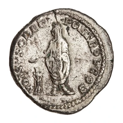 Denarius - Caracalla VOT SVSC DEC PON TR P V COS back