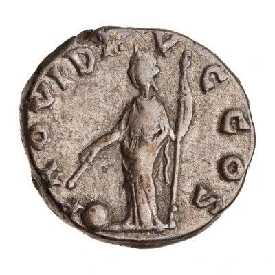 Denarius - Clodius Albinus PROVID AVG COS; Providentia back