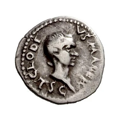 Denarius - Clodius Macer PROPRAE AFRICAE front