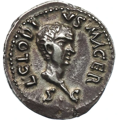 Denarius - Clodius Macer PROPRAE AFRICAE front